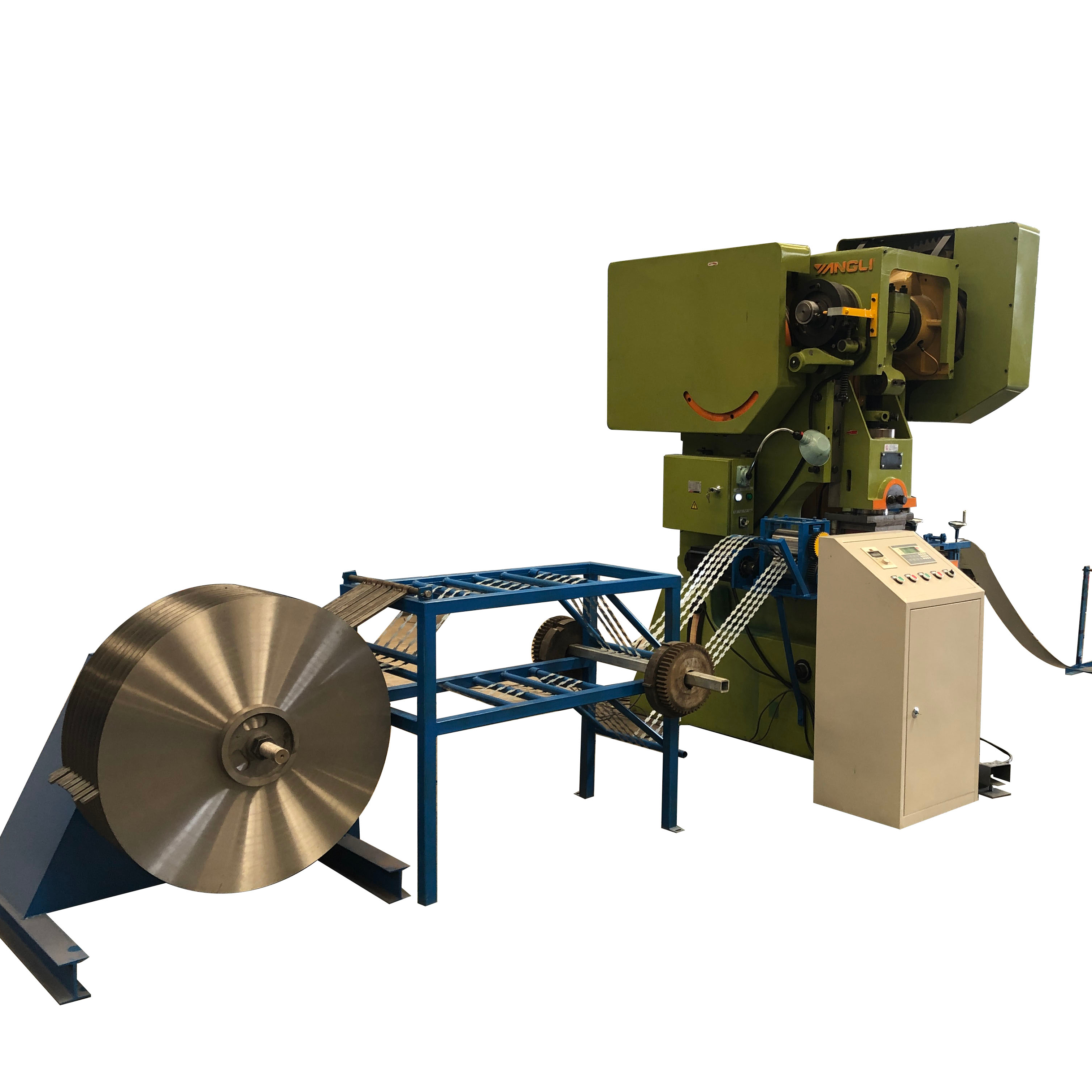 High Speed Concertina Razor Barbed Wire Making Machine Razor Blade Wire Machine Factory