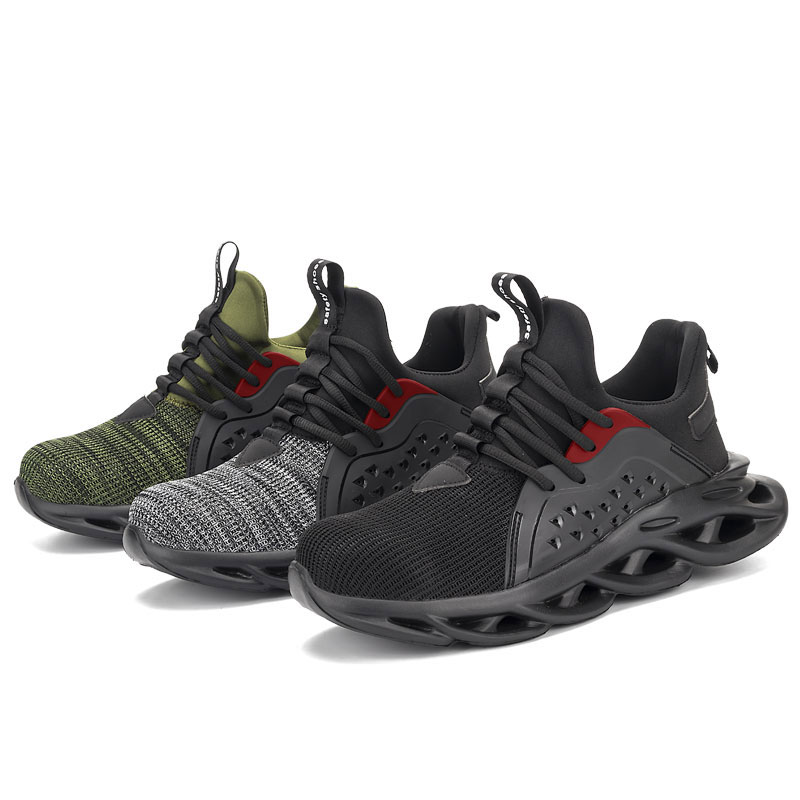 Sport Hiking Look Jogger Brand Steel Toe Work Leather Electrical Safety Shoes
