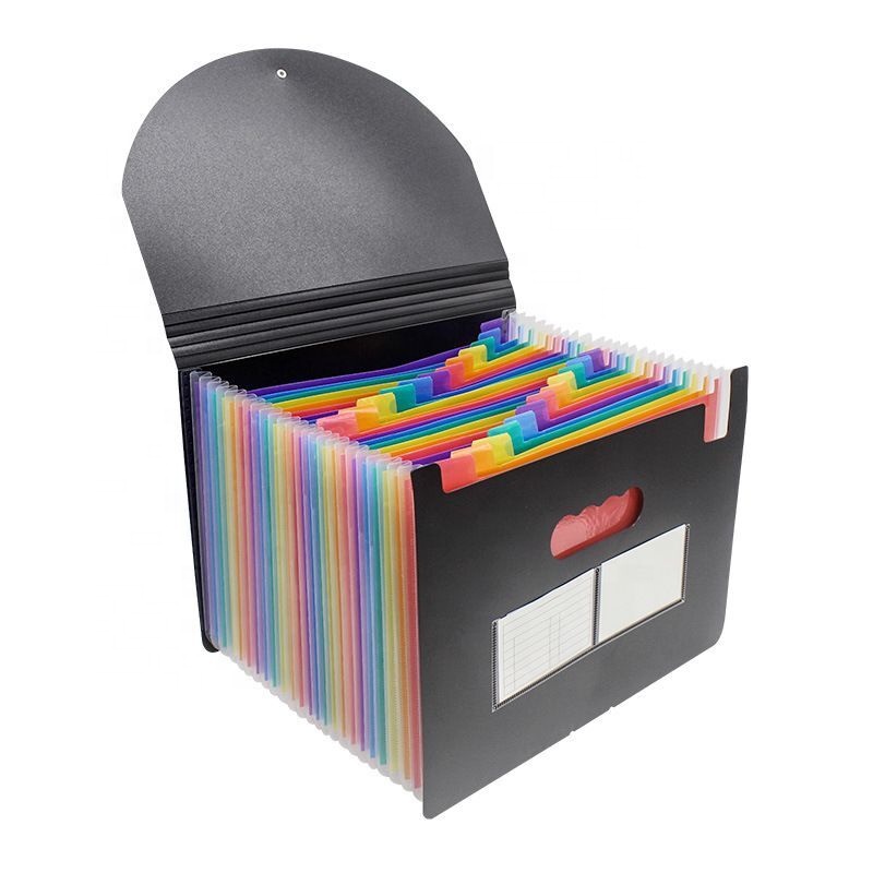 Portable Document Organizer Receipt Folder Organizer Expanding File Folder With Labels