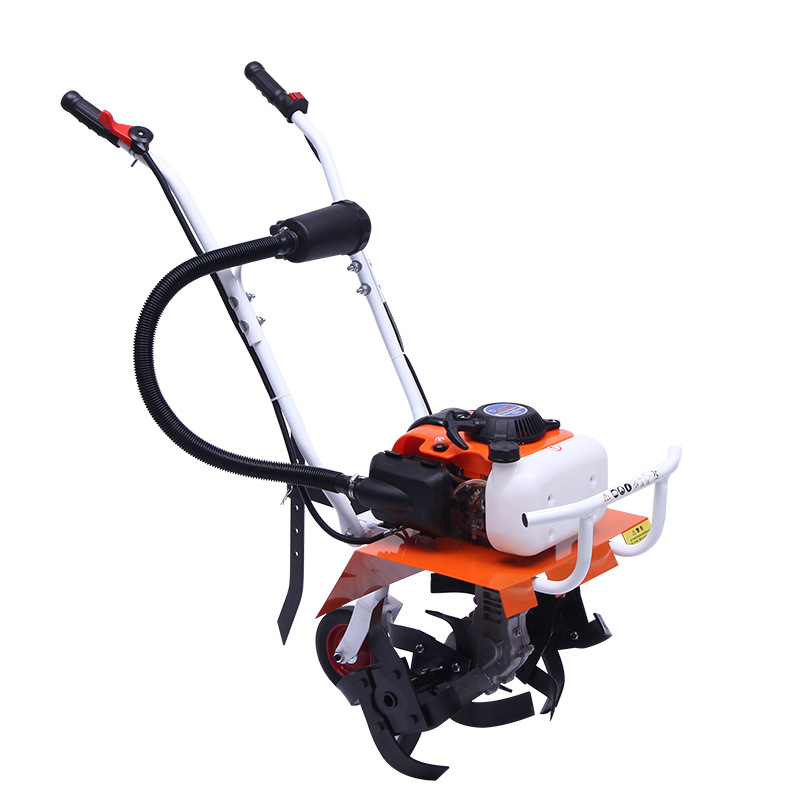 hot selling agricultural gasoline small rotary cultivator made in Jiulin, China multifunctional weeder micro cultivator