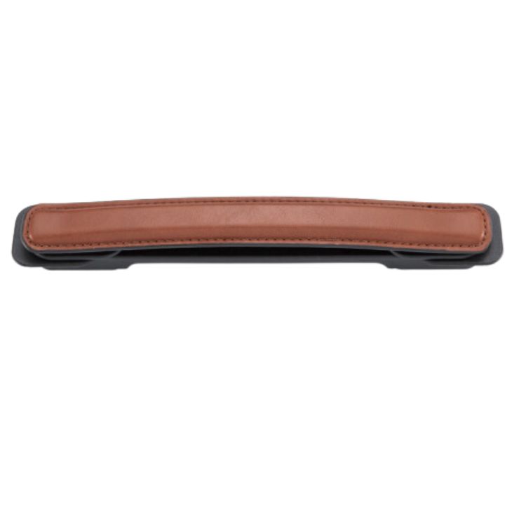 Direct Factory Brown PU Genuine Leather Handle Trolley Suitcase Vintage Custom Travel Luggage with Plastic Accessories