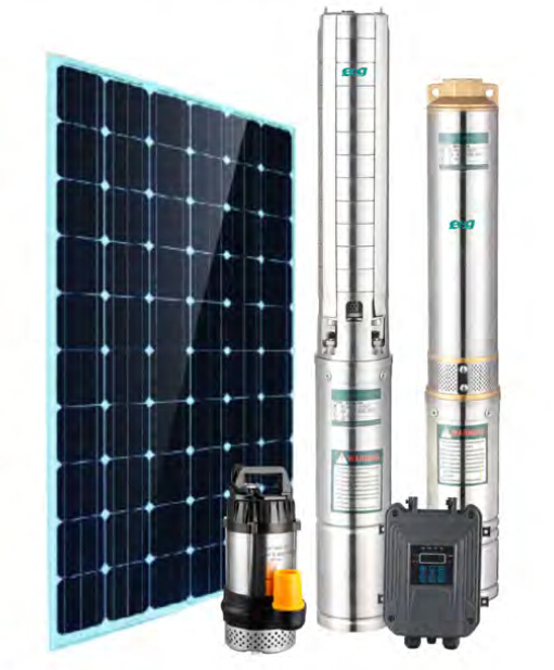 С солнечной панелью AC220/DC300V 1100W 3 '', водяной насос