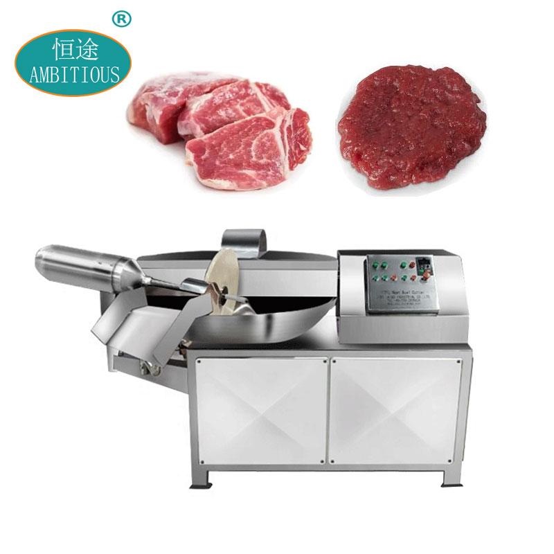 ZB-80 Food Processor Manufacturers 6 Blades Commercial Multifunction High Speed 80L Machine Chopper Mixer Meat Bowl Cutter