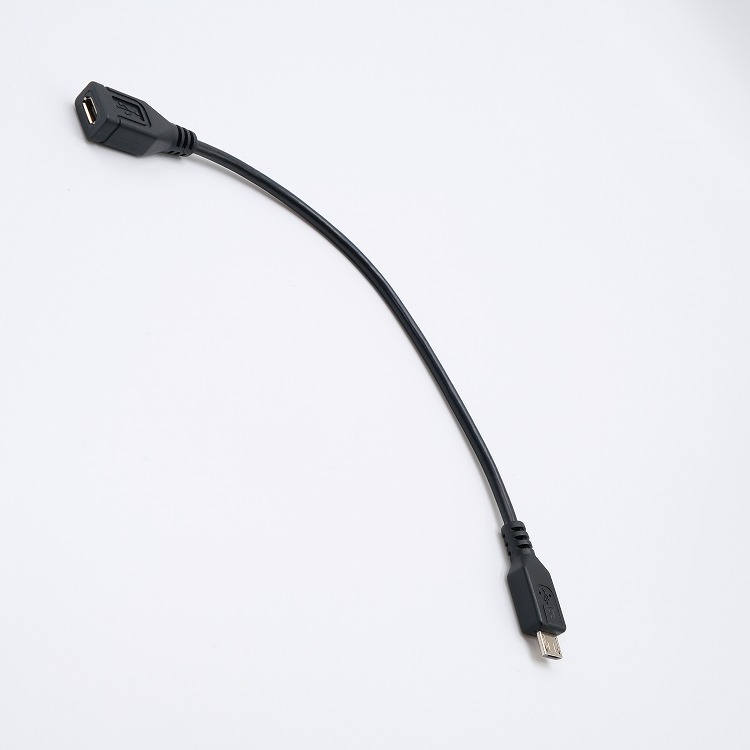 Кабель-переходник UL2725 micro USB Тип B штекер-гнездо 5pin