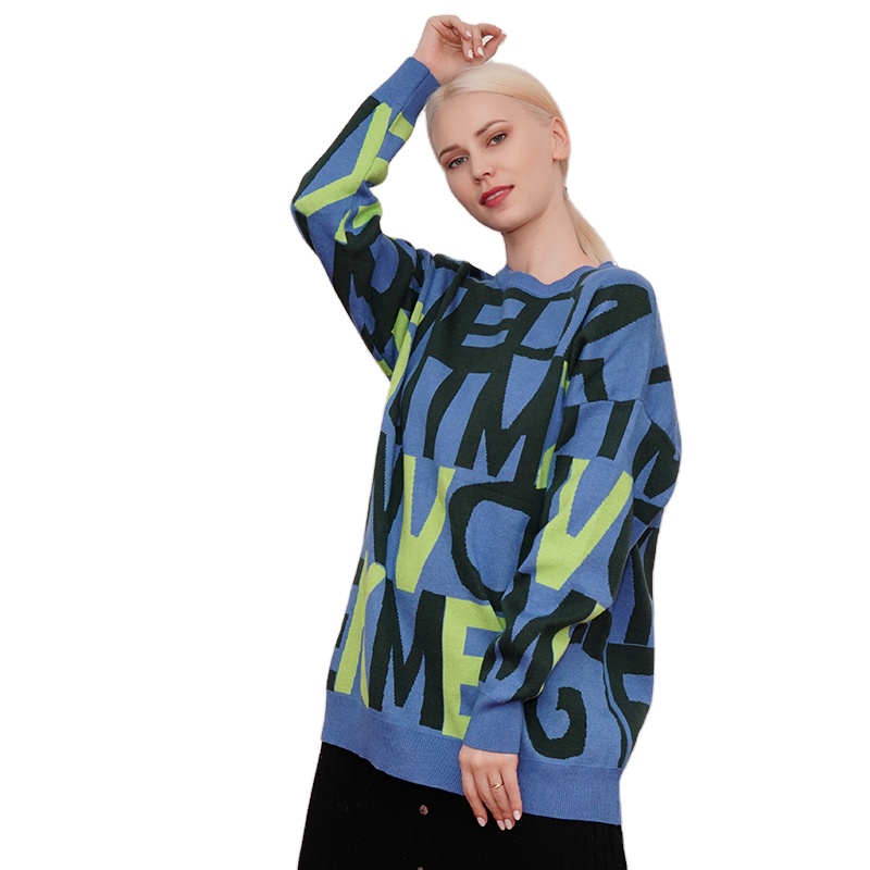 New designs new fashion Spring Autumn womens hoodies emboss crew neck sweatshirt christmas pullover plus size women's sweaters