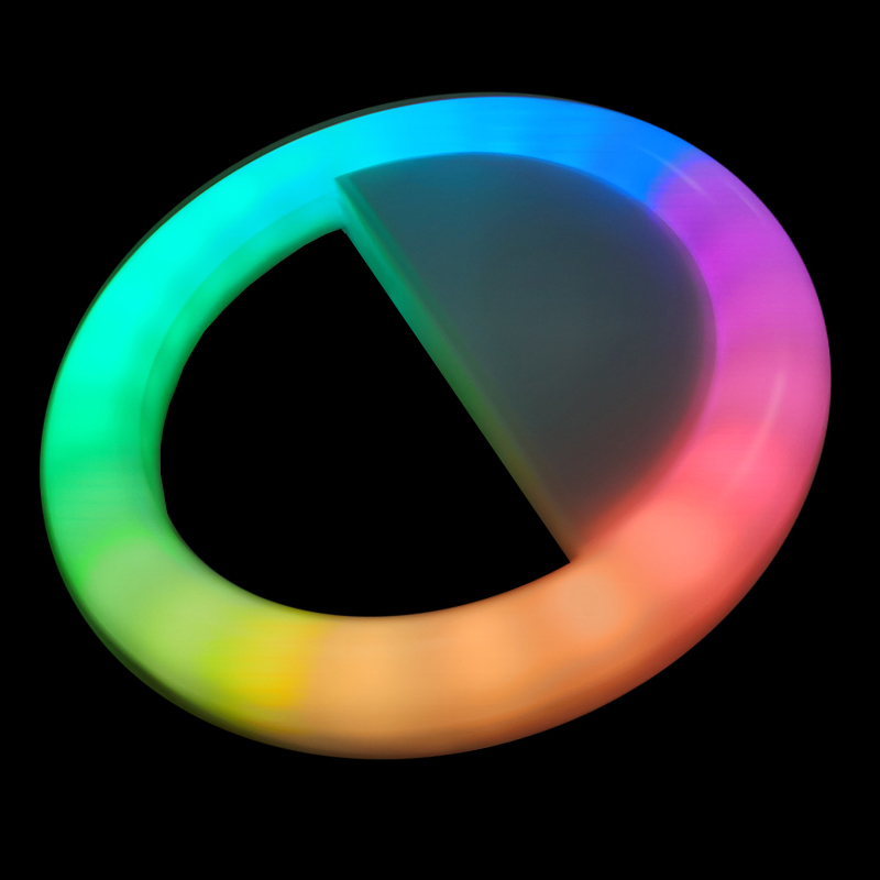 Amazon Hot New Portable Mobile Flashes lights mini ring clip RGB Color Changing LED Neon Selfie Tiktok Ring Light for Streaming