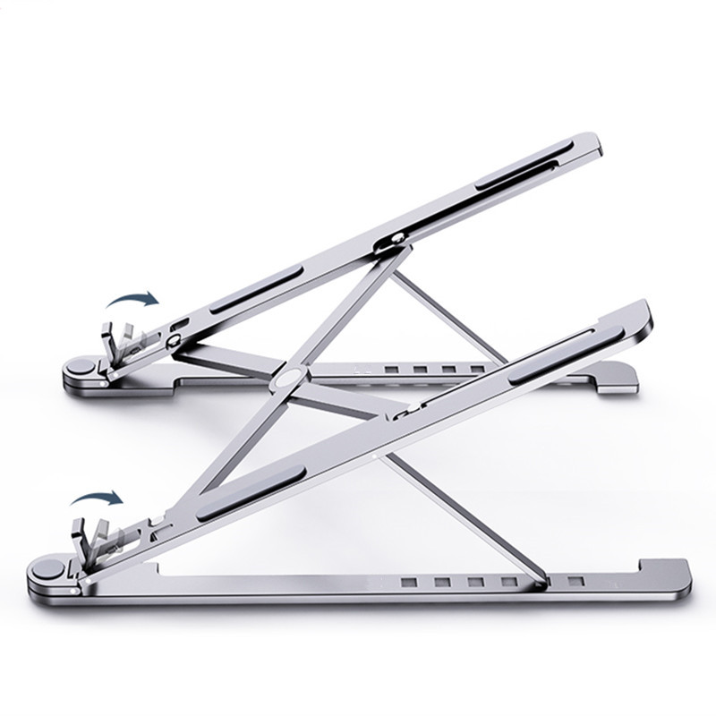 Factory Wholesale Best Quality Portable Laptop Stand Adjustable Tablet Holder 6 Grade FoldableSupport for iPad Macbook Notebook