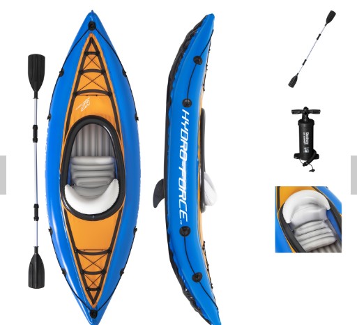 2020 bestway item inflatable fishing kayak for sale rowing boats item 65115 size 275*81 cm with best price