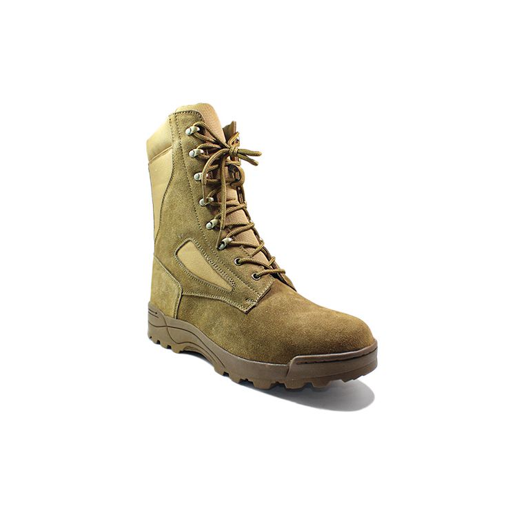 High quality custom brown military boots wholesale with good price