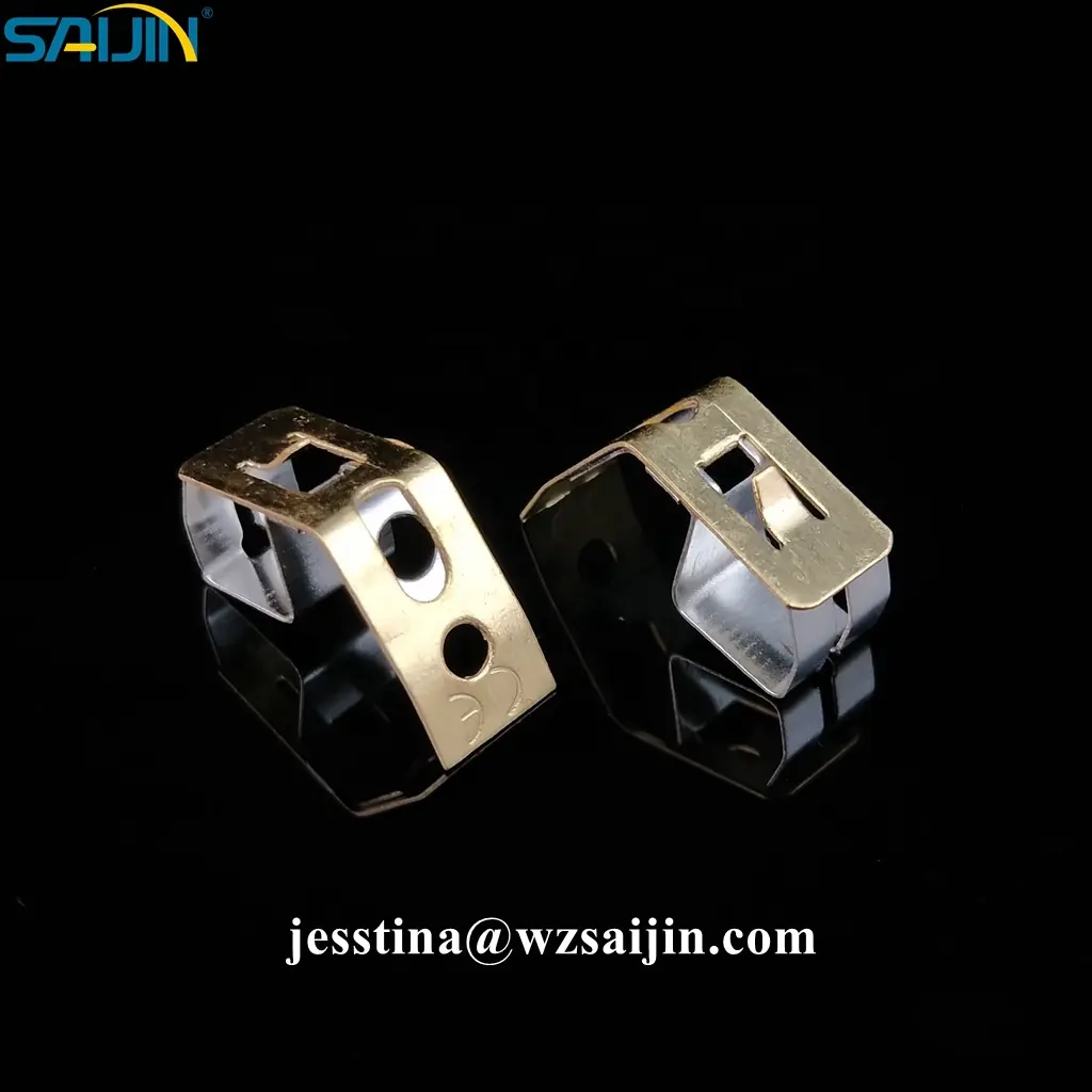 lamp accessories E27 E14 lamp stamping parts contact for conductive positive and negative shell