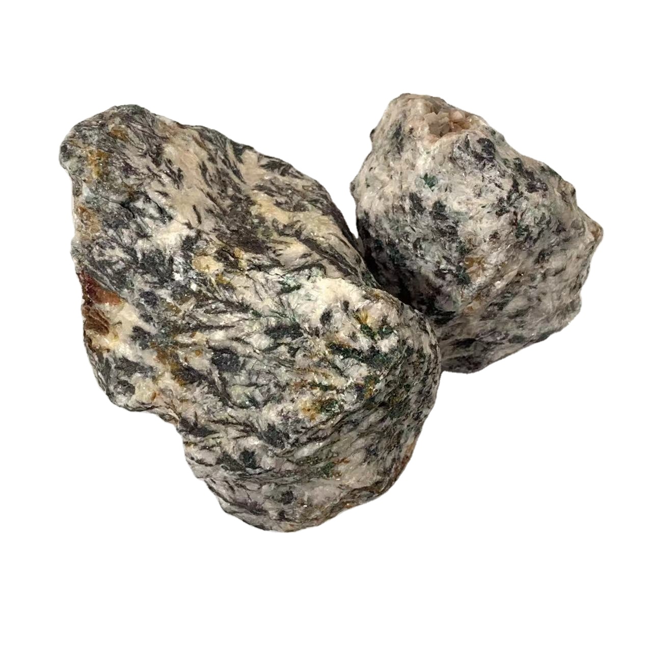 Wholesale natural crystal Verdigris ore raw stone Verdigris ore rough stone for healing