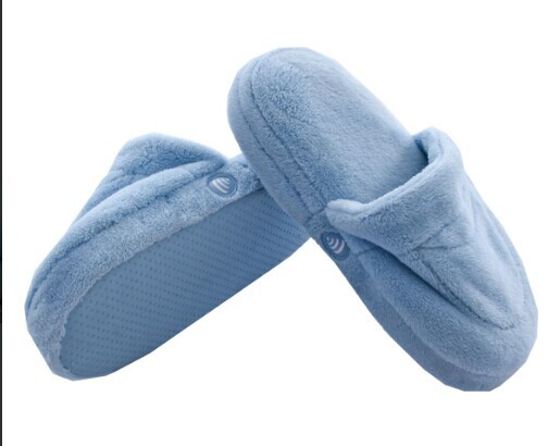 Relaxation Muscle Powerful Comfortable Warm Heating Vibrating Relax New Feet Foot Massage Shoes Slippers Acupuncture Therapy