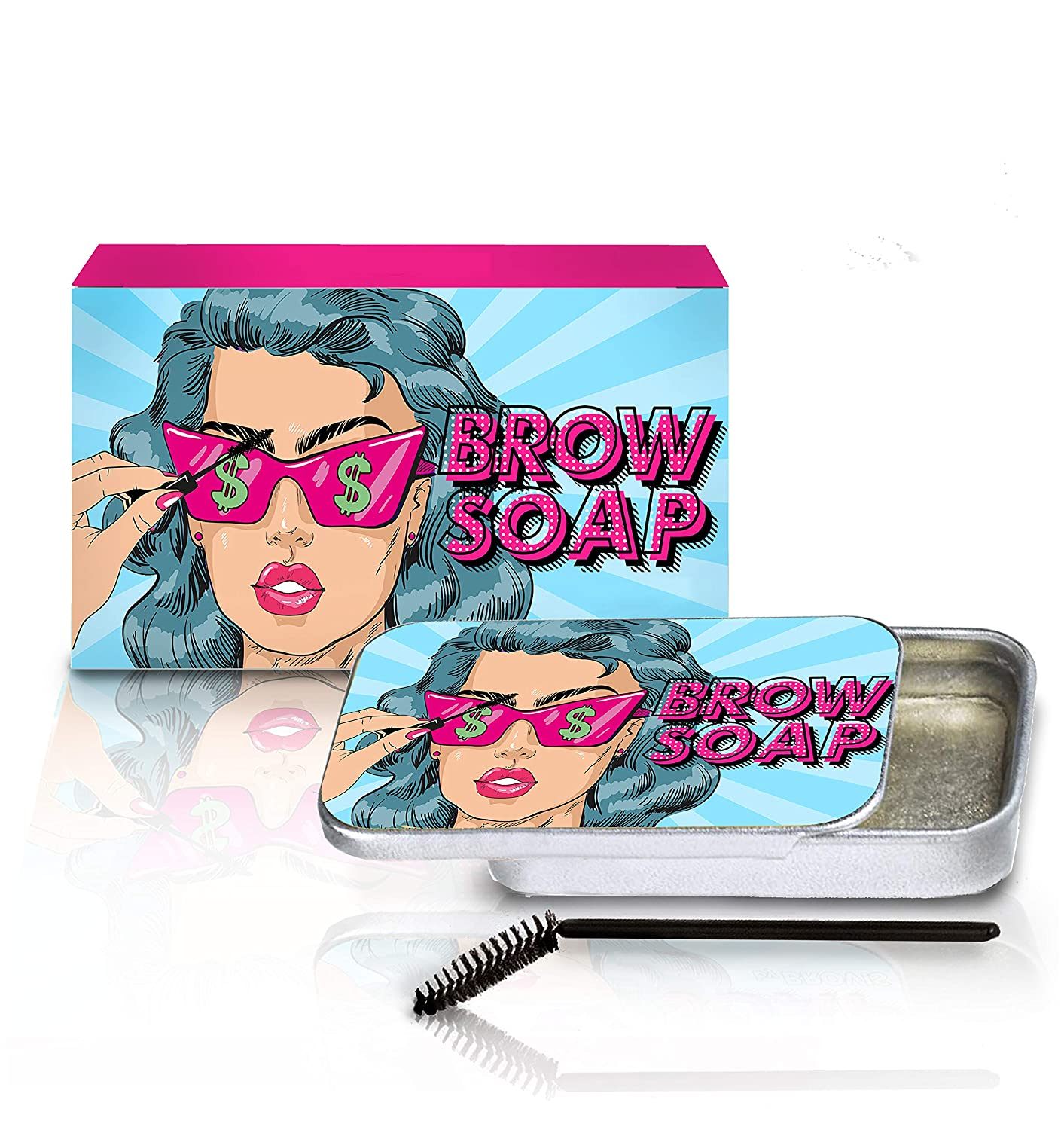 2021 newest Waterproof Private Label Eyebrow Soap Kit Brows Styling Soap Eyebrow Styling Pomade Natural Brows