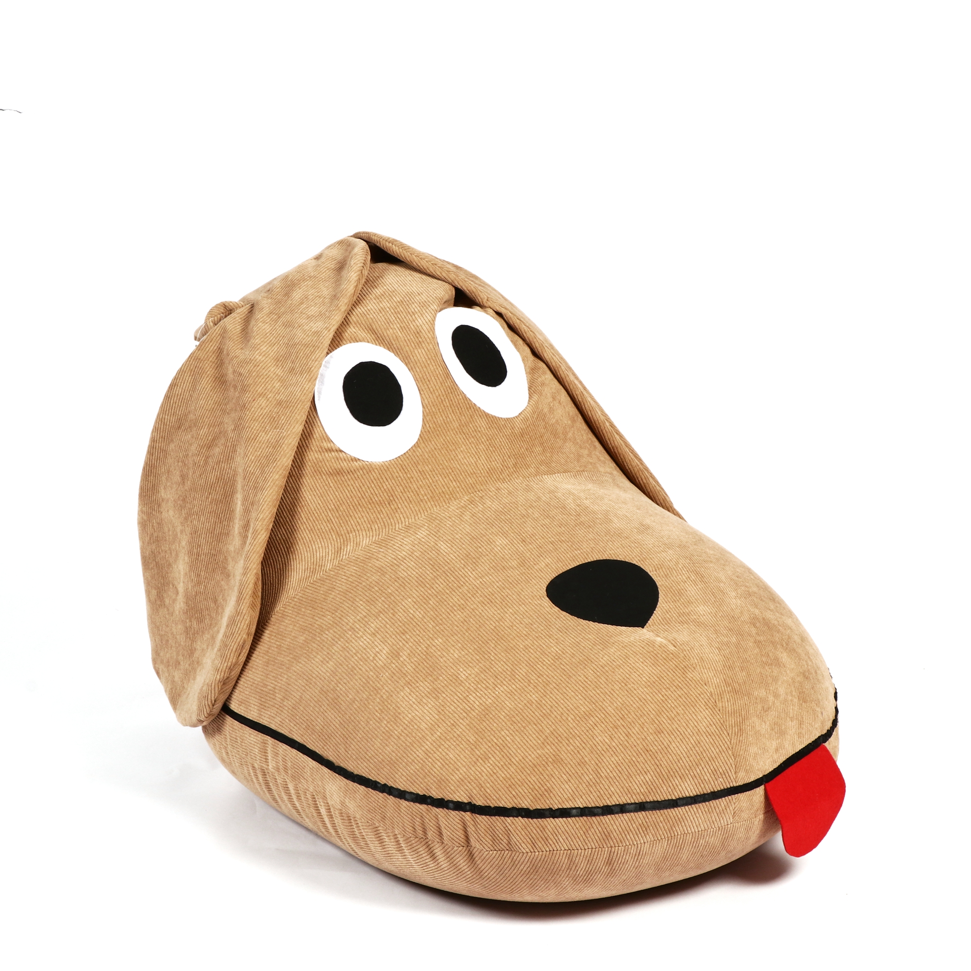 Custom Living Room Furniture Pouf Modern Velvet Bed End Bench Animal Shape Soft Stool Doggy Bean Bag