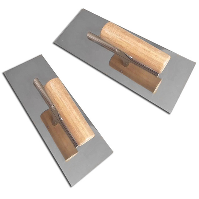 Stainless Steel Hand Tools Float wooden handle stainless steel plastering trowel