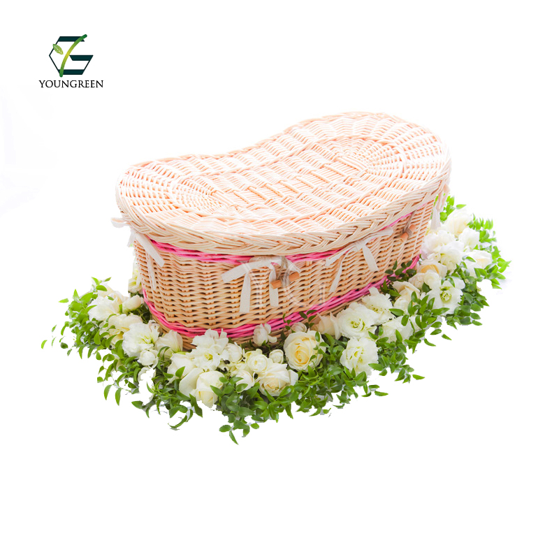 Cymbiform Willow Wicker Pet Animal Cremationl шкатулки гробы