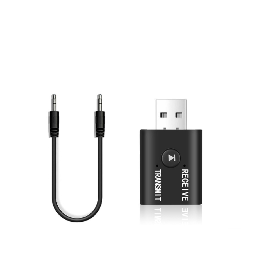 BT 5,0 USB передатчик приемник BLE 2 в 1 беспроводной аудио адаптер индивидуальный Встроенный микрофон динамик синий зуб приемник