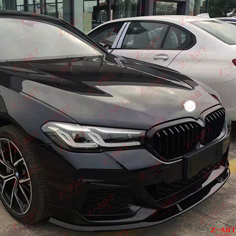 2021 Z-ART для G30 углеродное волокно передняя губа для G30 G31 углеродное волокно передний спойлер для 5 серии Передний подбородок для facelift G30