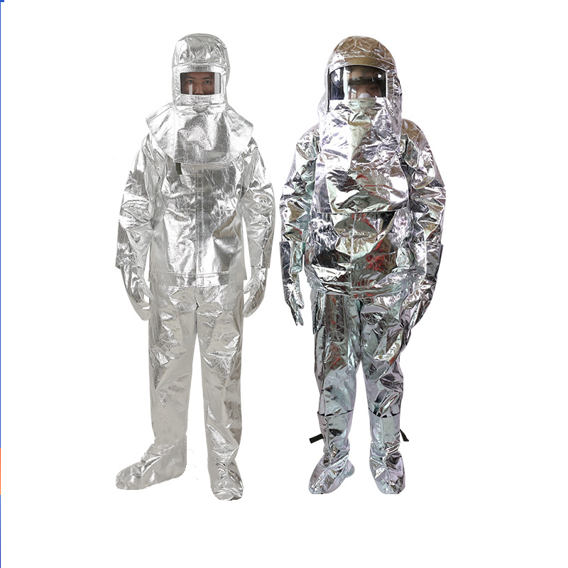 Excellent Price Fireproof Suit SMPFR001 Aluminum Foil+Aramid Flame Retardant Clothing