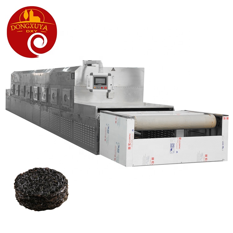 Industrial Tunnel Belt Conveyor Microwave Pepper Powder Tea Herbs Leaves Nut Spice Grain Sterilization Dryer Drying Machine