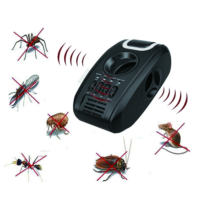 Factory price indoor 4 in 1 electric plug in pest insect control multiple anti mice rat mosquito ultrasonic mouse repeller