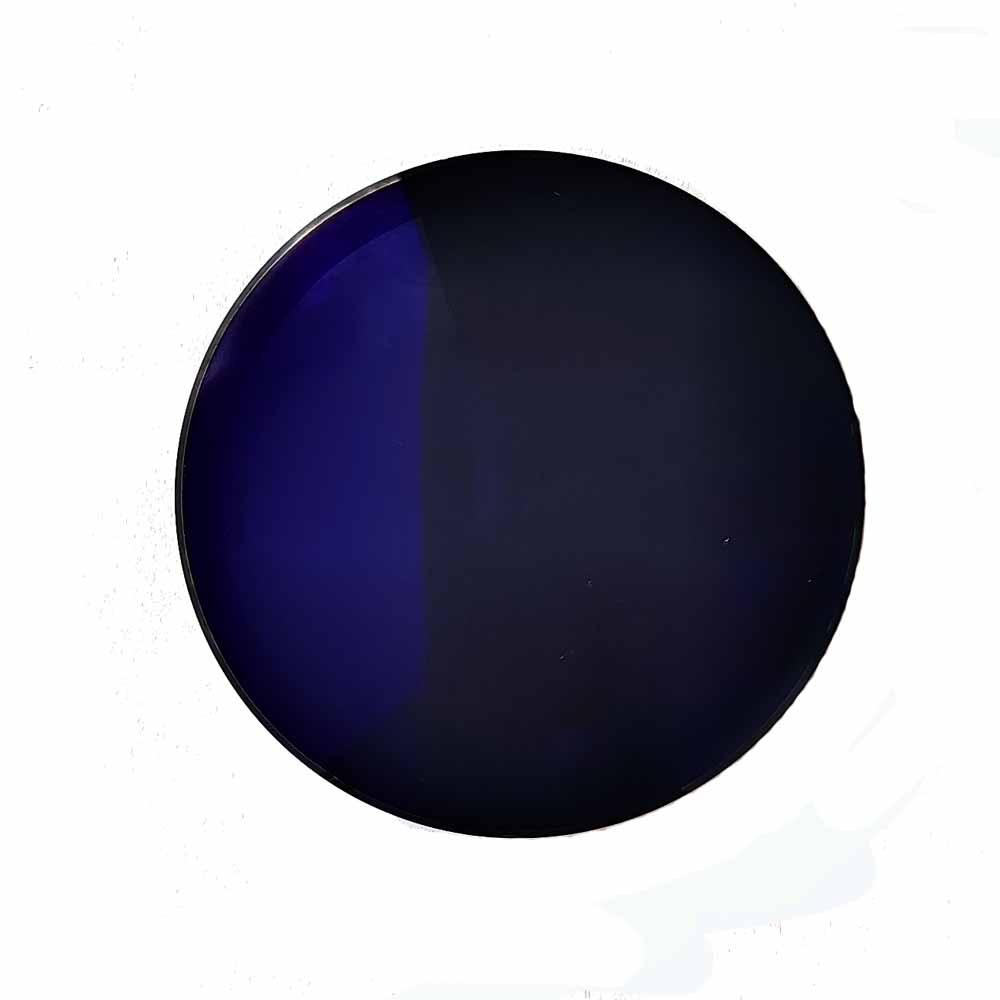 Фабричная UV ++ фотосерая синяя огранка оптические линзы 1,56 UV420 фотохромные SV полуфинишные HMC линзы