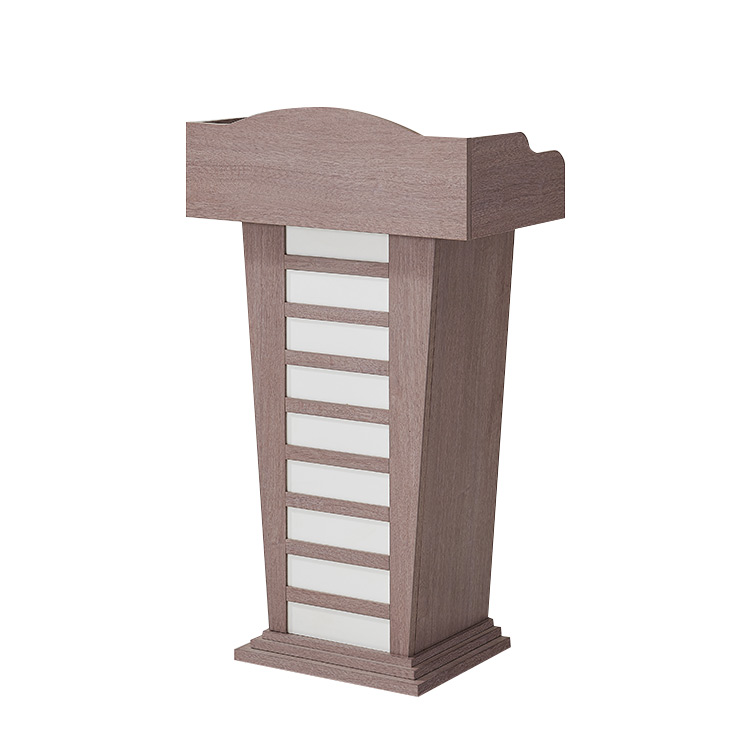 Classical wooden church podiums pulpit office reception smart podium