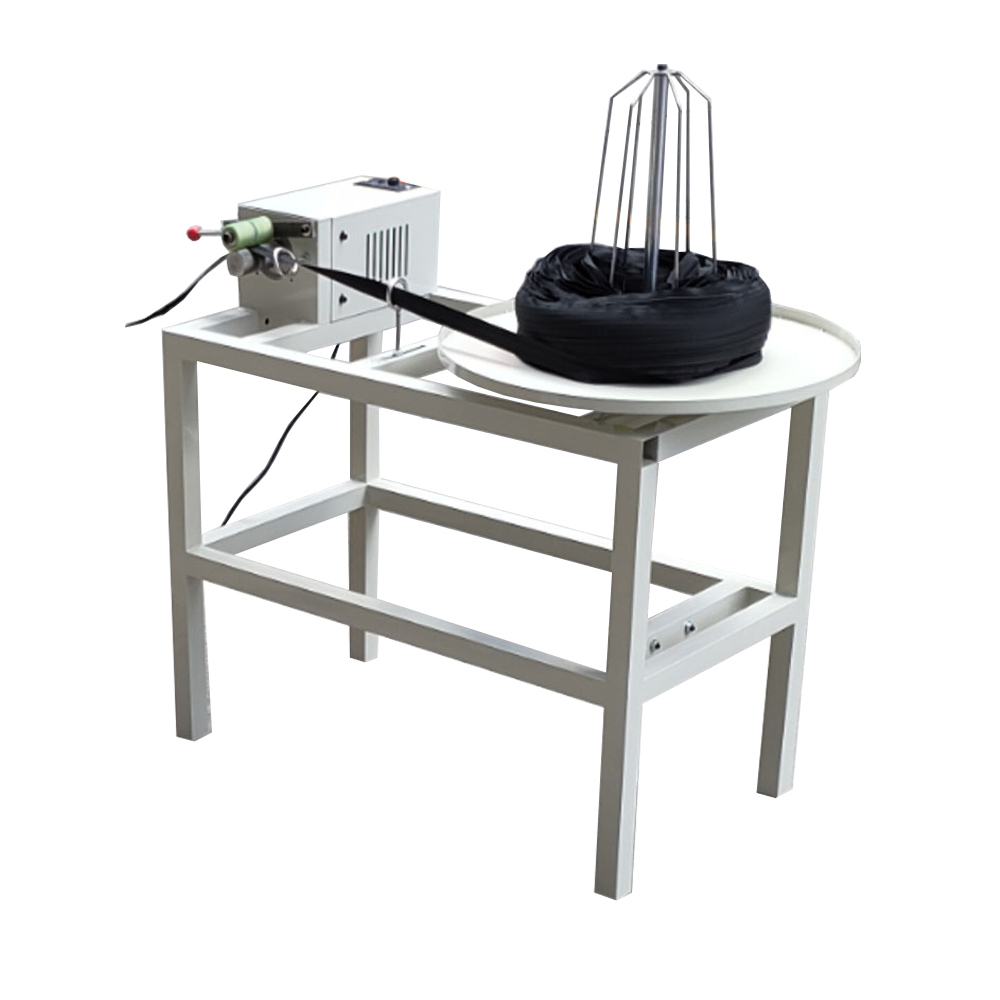 Hot Sell industrial use High Efficiency Knit Fabric cloth Relaxing Automatic Roll Unwinding Machine for Zipper rolling machine