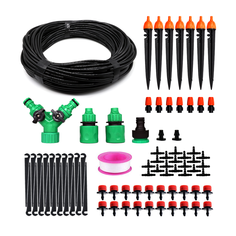 Adjustable Irrigation Drippers Sprinklers 1/4 Inch Emitter Dripper Micro Drip Irrigation Sprinklers for Watering System