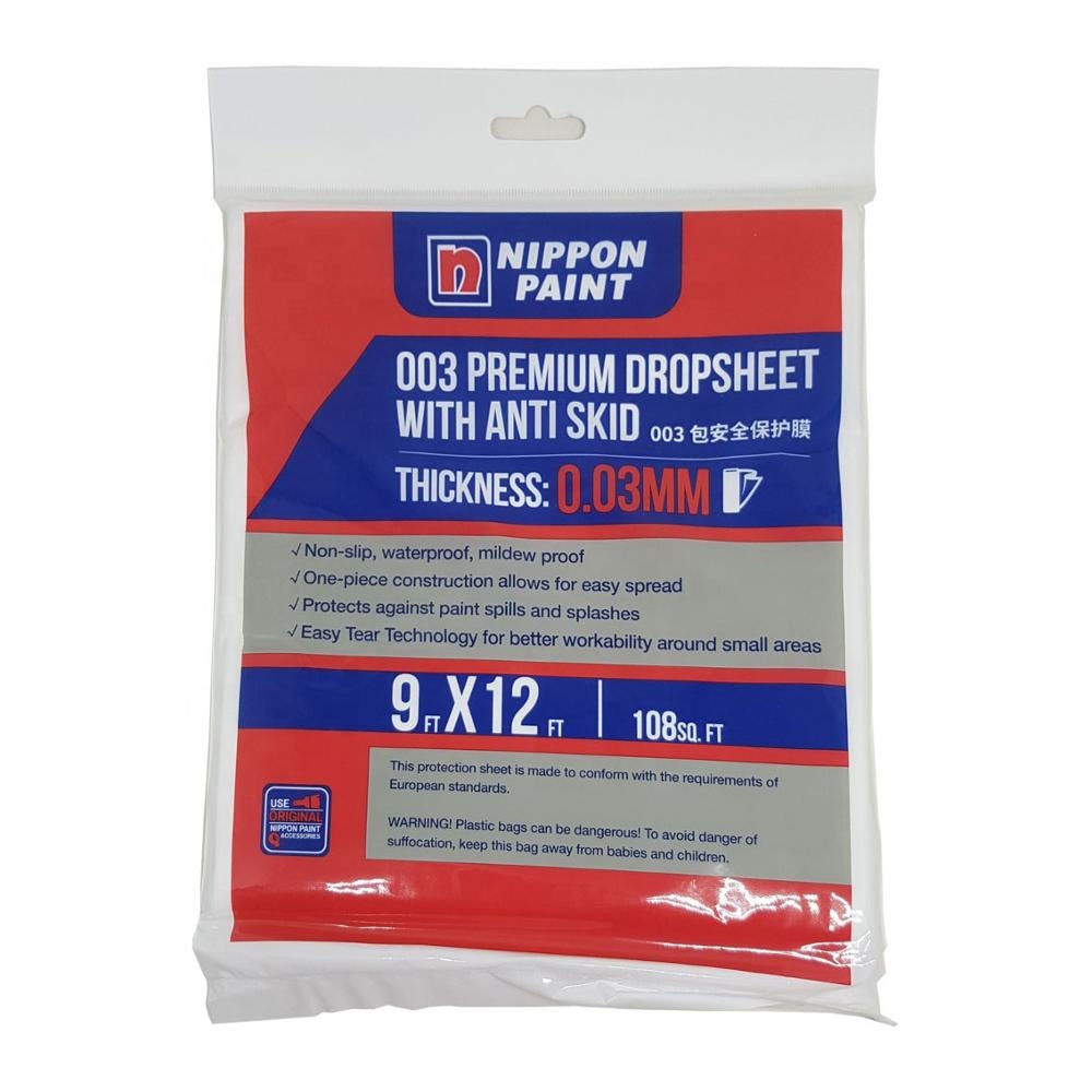 Transparent Dust Sheet Clear Plastic Heavy Duty Drop Cloth