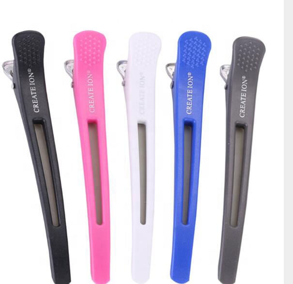 Factory price multi-use clip & colorful hairdressing duckbill clip with custom logo