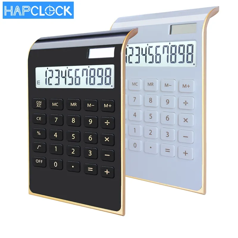 Latest new 10 Digit office solar colorful ABS CE digital LCD Calculator with Print logo