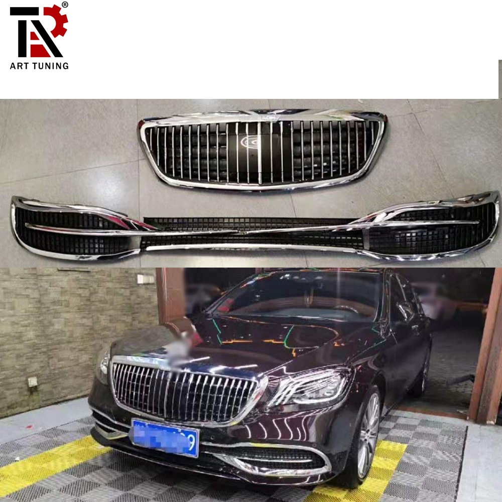 ABS передняя сетчатая решетка, низкие Maybach грили, наборы для W222, новинка