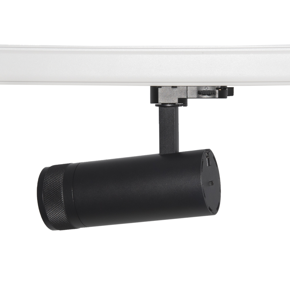 Track Lighting CCT Switchable Zoomable 10W 15W 25W 30W 40W Dimmable Focusable Lights COB Retail Commercial LED Track Spotlight