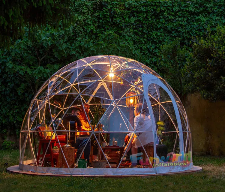 Индивидуальная пузырьковая палатка для ресторана igloo, садовая купольная пузырьковая палатка для вечеринки, садовая палатка igloo