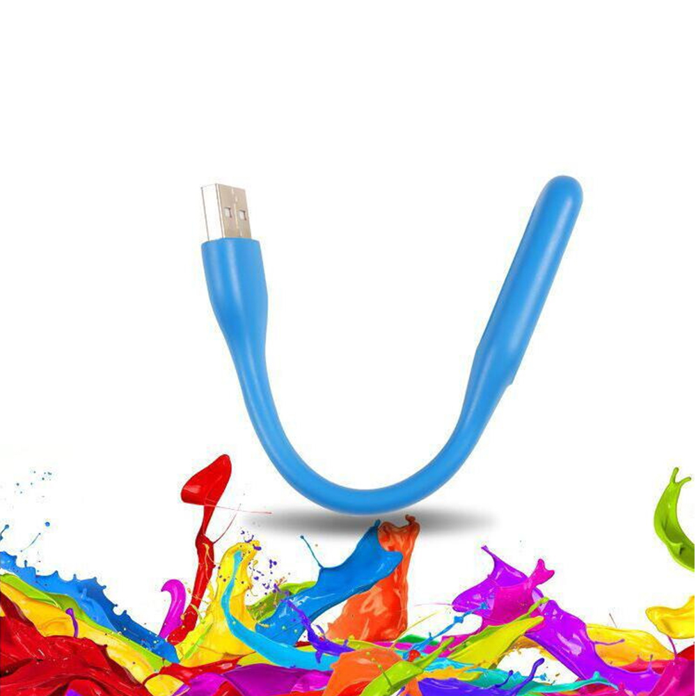 Многофункциональная многоцветная Сгибаемая портативная зарядка мини USB Светодиодная лампа ночник для чтения
