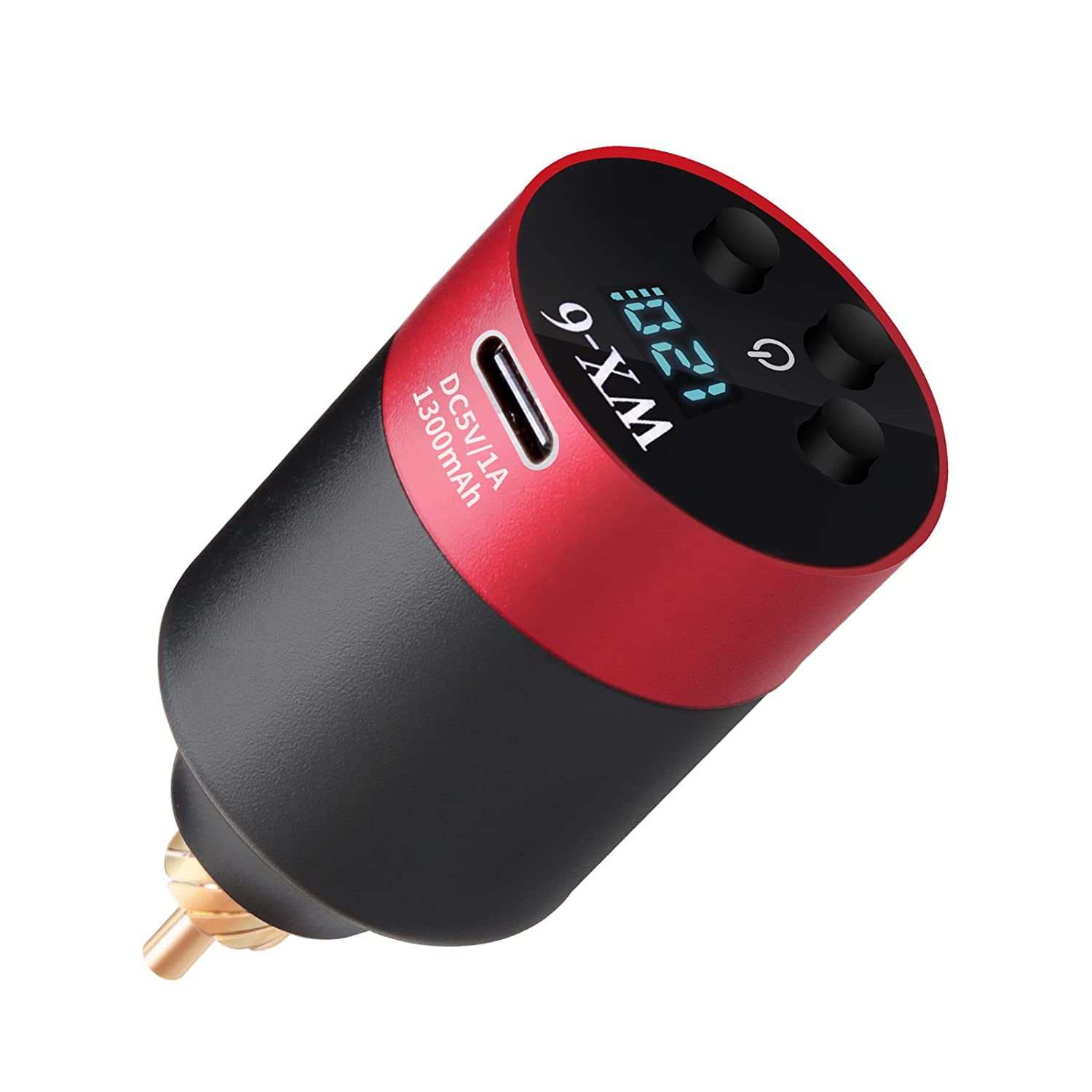 Цифровой перезаряжаемый аккумулятор для татуировок RCA DC, беспроводной блок питания для татуировок, мини-аккумулятор