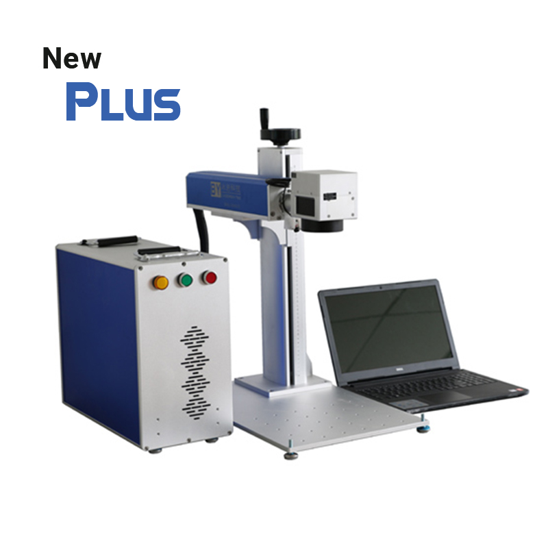 Portable gold silver jewelry 50w Raycus fiber laser marking cutting engrave machine