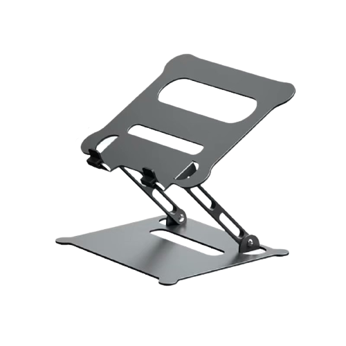 Customized Design Color Black Aluminium Portable Fold Laptop Stand For Office Worker