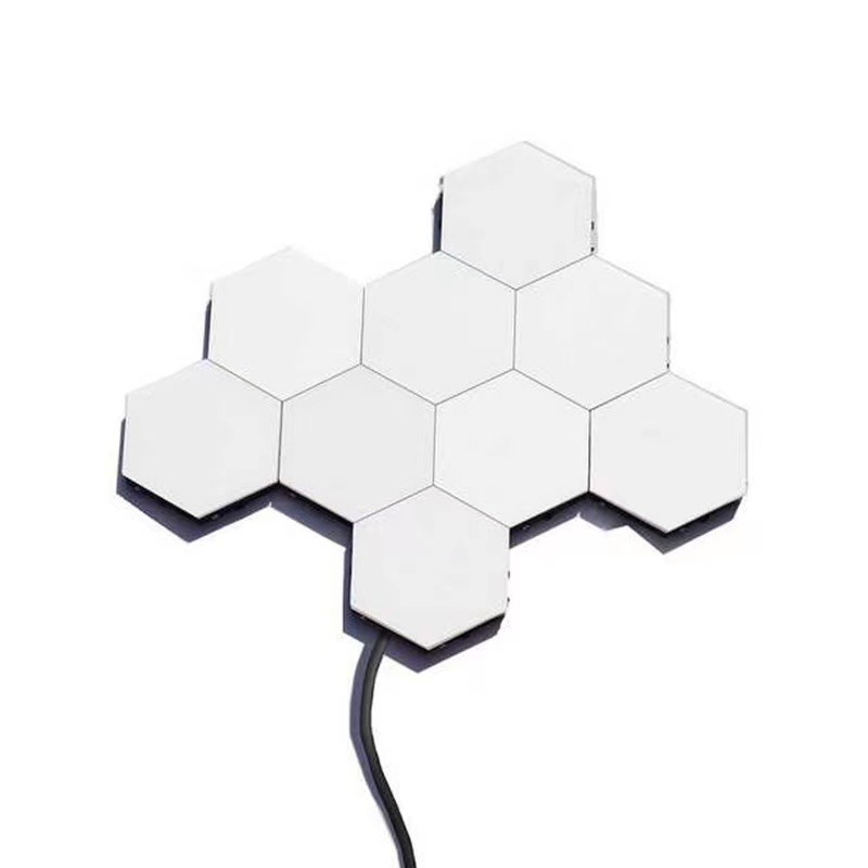 modern cheap price LED wall light bedroom acrylic bedside light touch sensitive honeycomb LED light