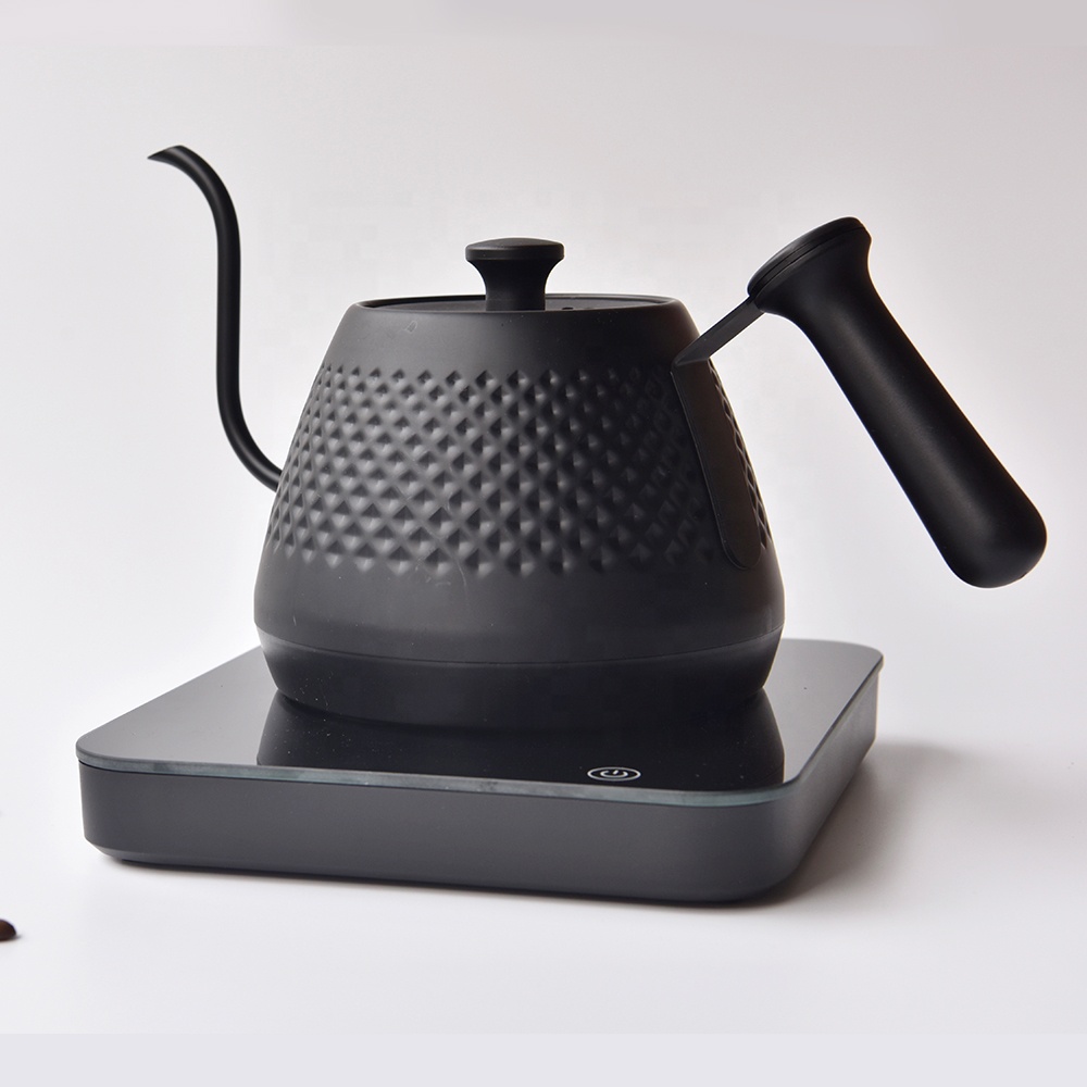 ETL GS barista Переменная температура Электрический хит уникальный 304 нержавеющая сталь чай гусиная шея Кофе чайник