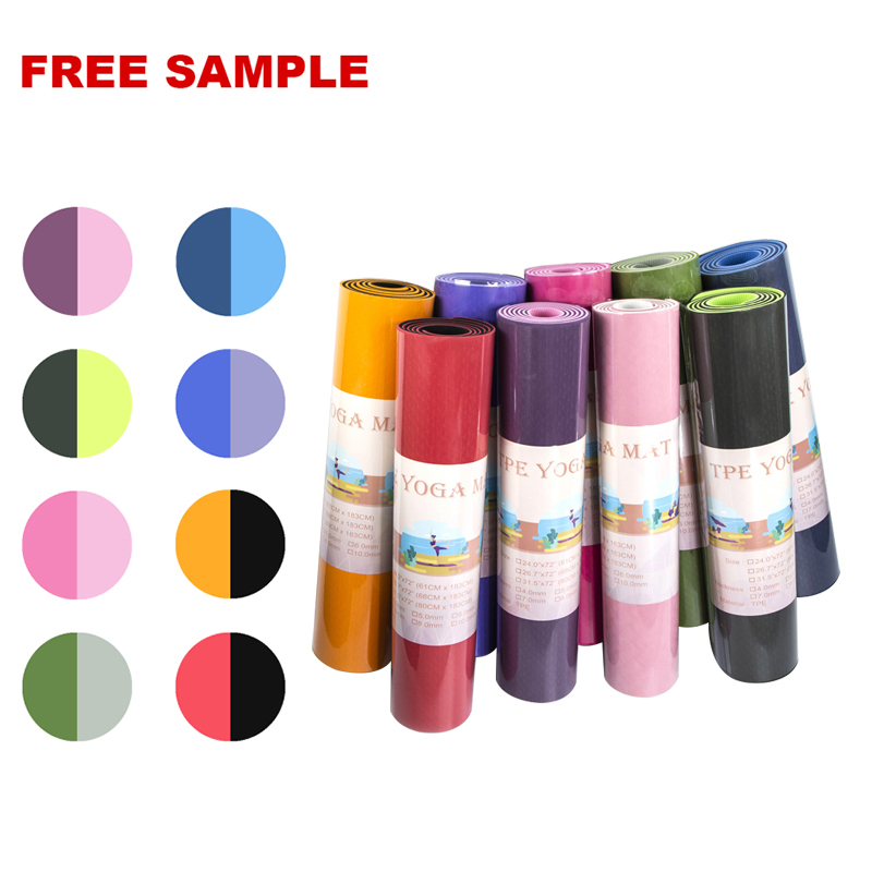 Keepeak Original Factory Wholesale Customised Cheap Eco Friendly Foldable Polyurethane Tpe Yoga Mats