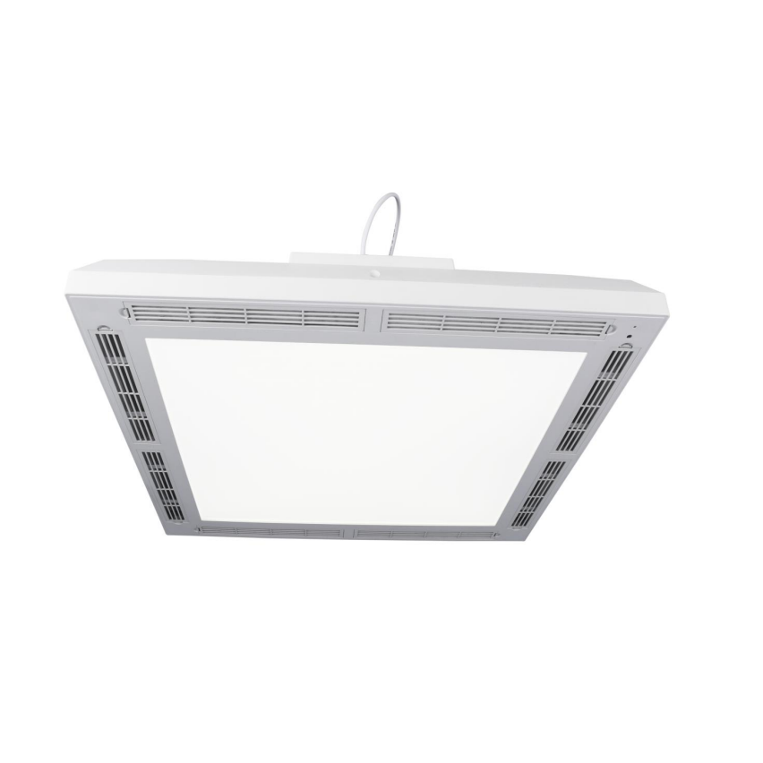 Circulate air LED germicidal panel lamp to purify air for disinfection and sterilization.