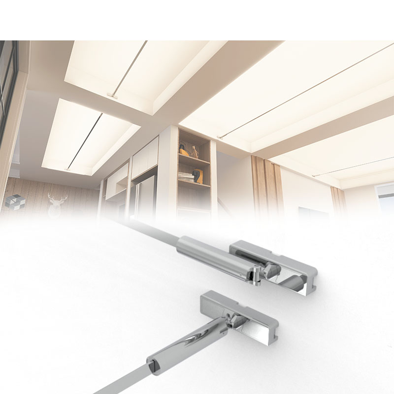 Line Lamp Flex Decorative Chandelier Lights Ceiling Asymmetric Long Strip Rgb Light Indirect Lighting Led Linear Wall Washer
