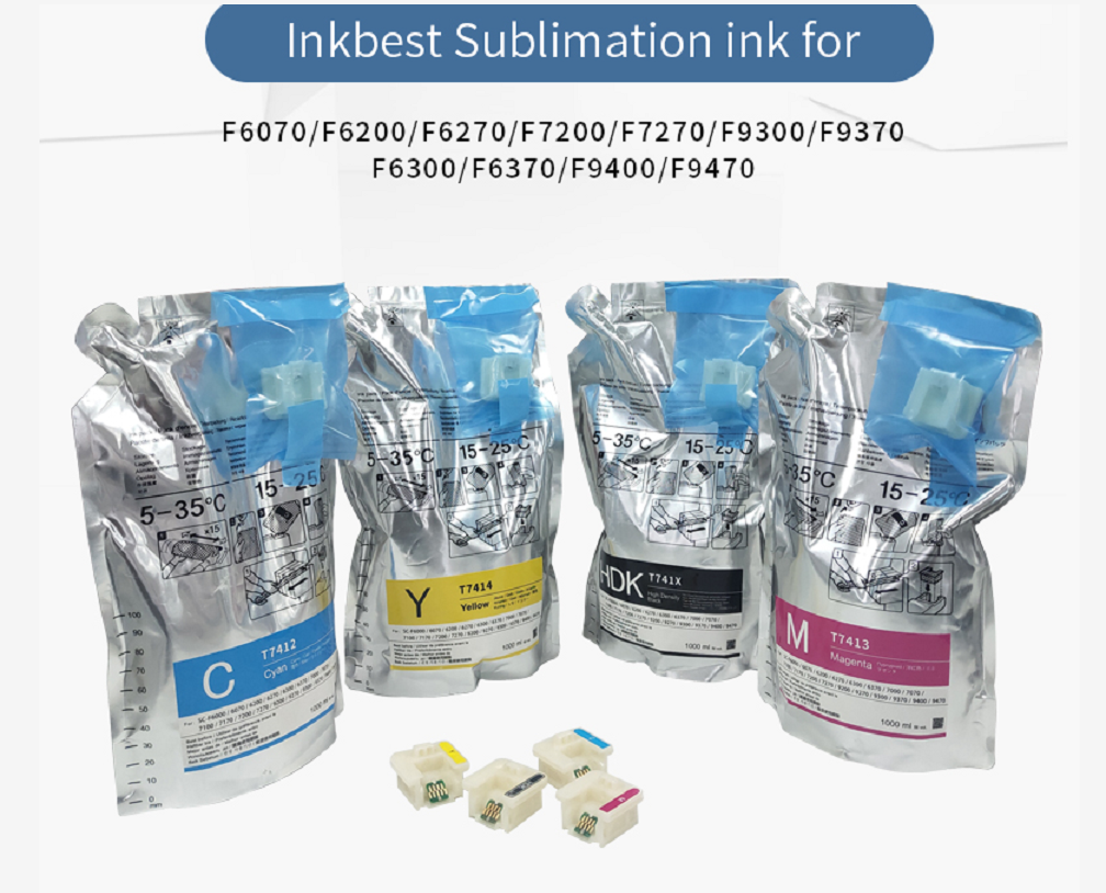 Surecolor F series F9370 F9300 F9200 F6000 F6070 F6200 оригинальные чернила для сублимации краски