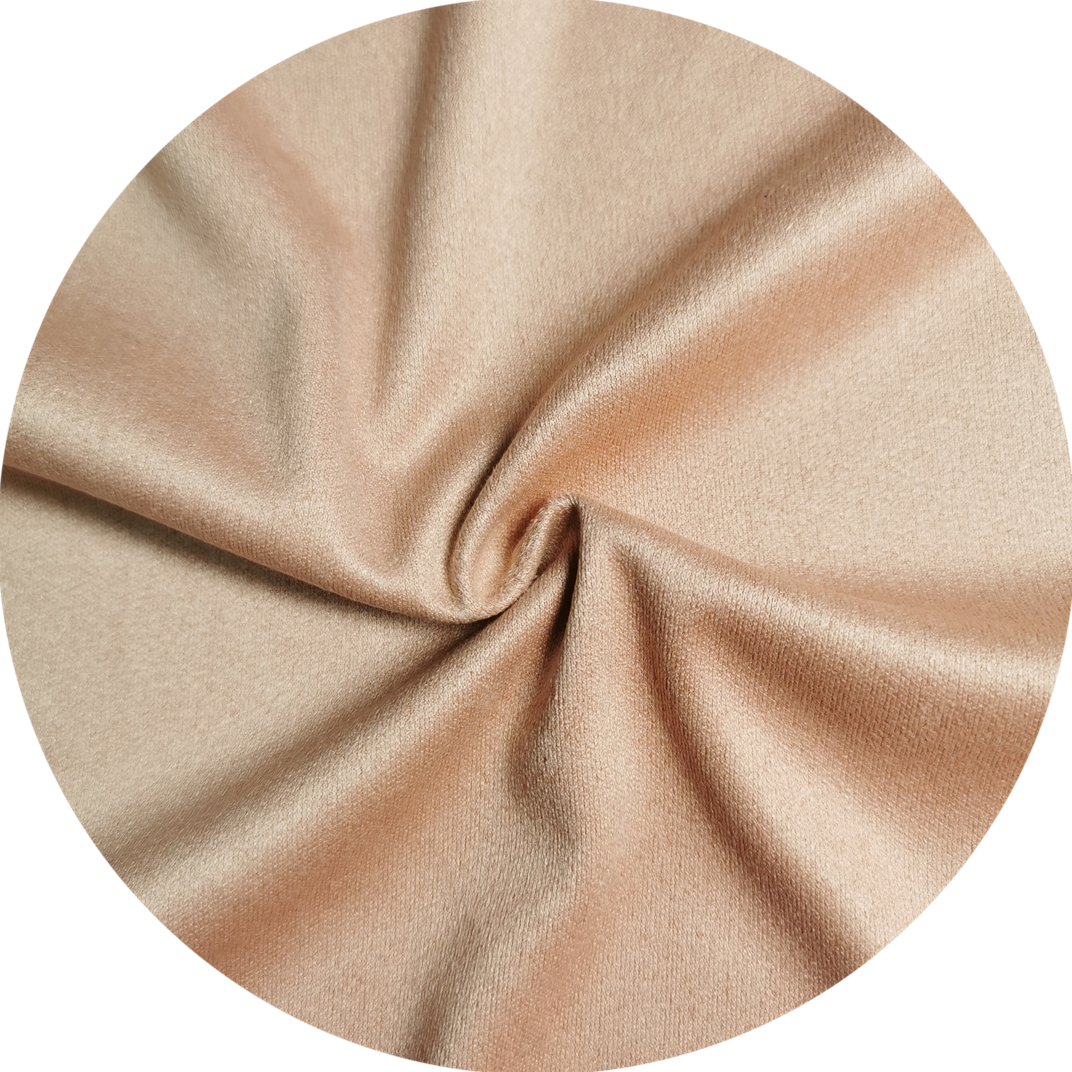 high quality75D*105D*2 polyester double weft suede fabric