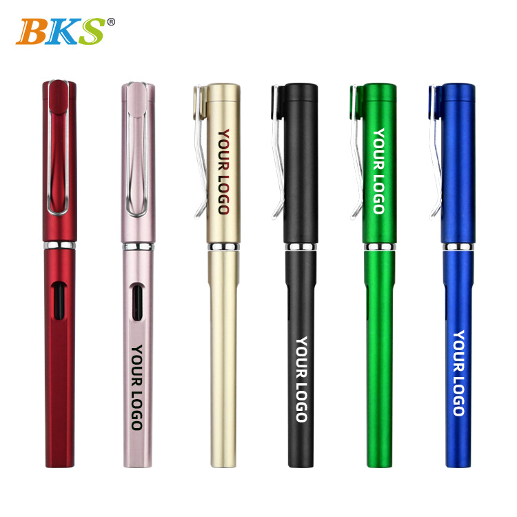 High Quality Price Cut Plastic Gel Pen with Custom Logo, Lovely Metal Neutral Ink Pen for Gifts Wholesale Office School Supplies