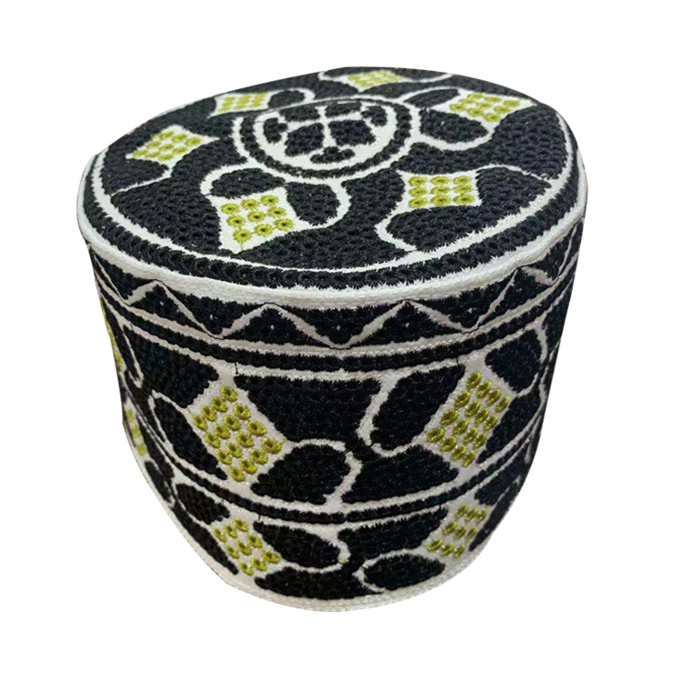 High quality muslim hat for man islamic hat for prayer fashion cotton men muslim hat