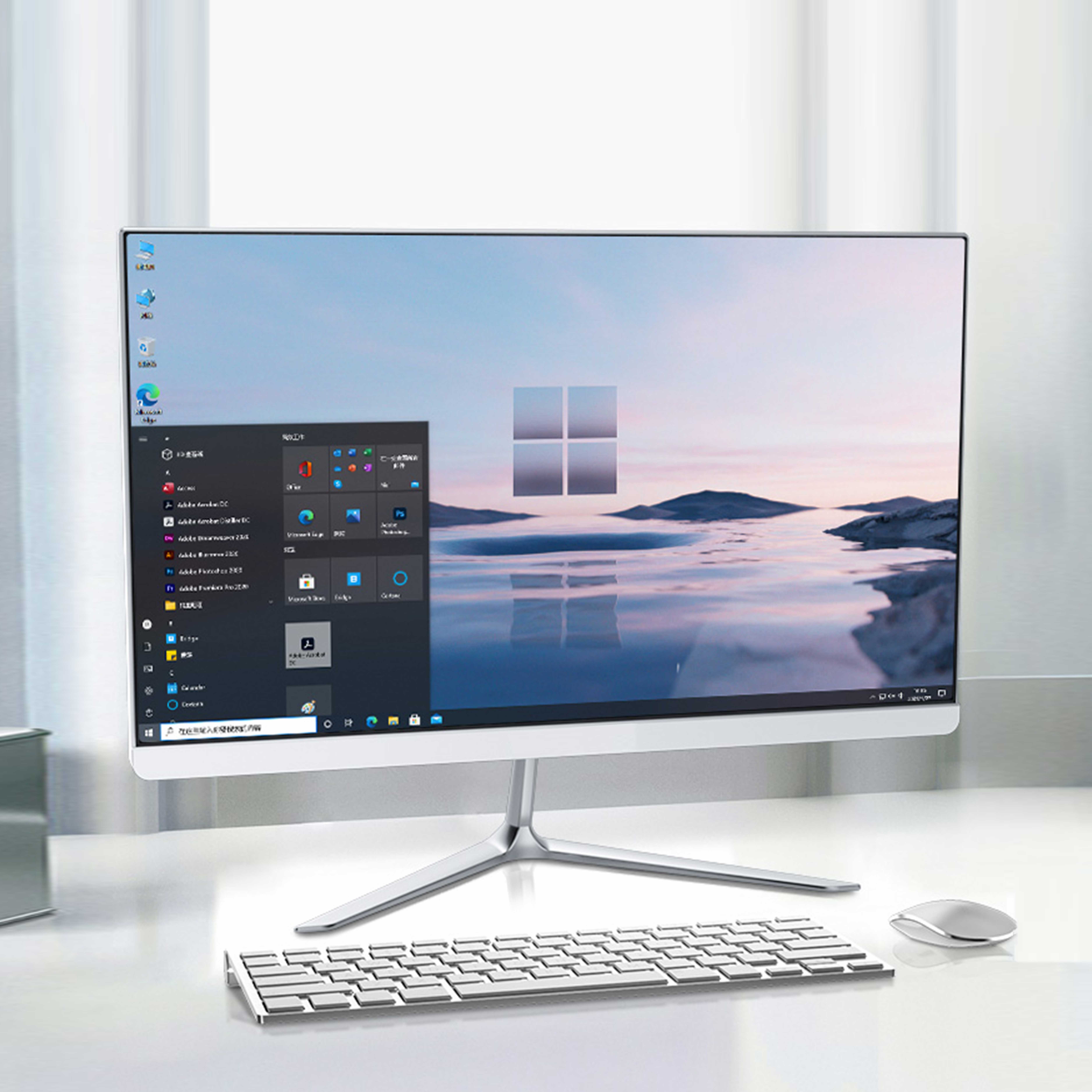 All in one PC Core i3 i5 i7 CPU gaming PC All in one computer LCD 21.5 inch home office desktop computer barebones win10aio