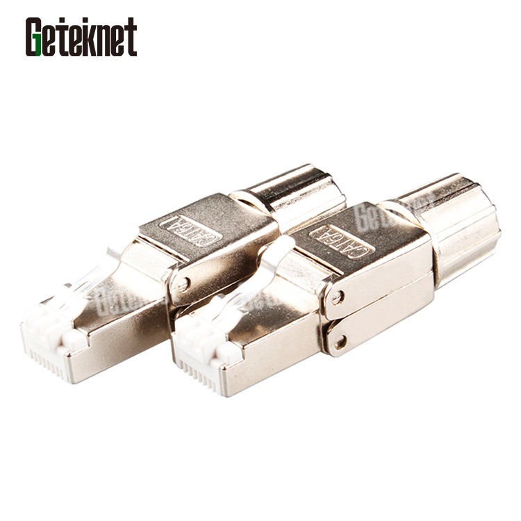 Ethernet-коннектор RJ45, cat6a Cat6 FTP RJ45 разъем 8P8C RJ45 соединитель cat6a, экранированная модульная Сетевая вилка RJ45, соединитель RJ45